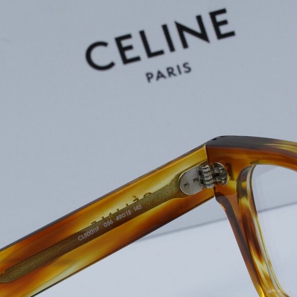Final Price! Celine CL50011F 056 Havana Eyeglasses 49mm main image 4